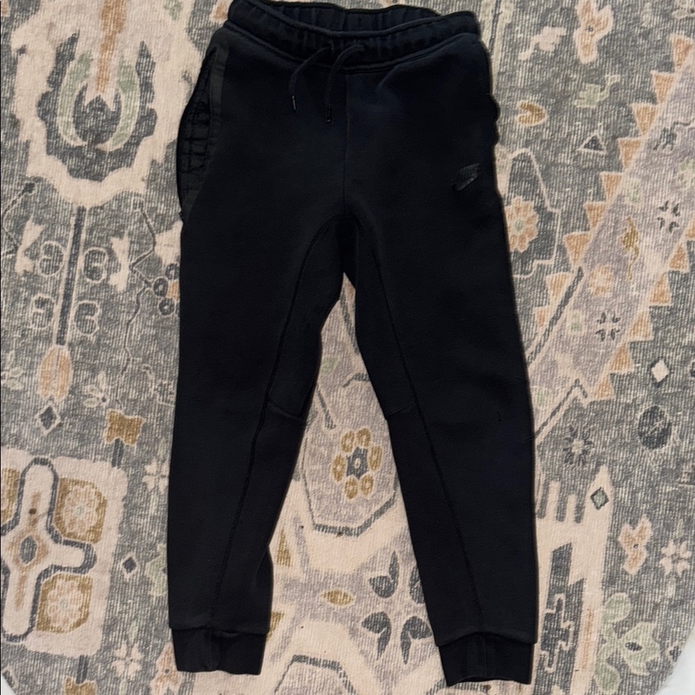 Kids Nike Tech Black Jogger Pants